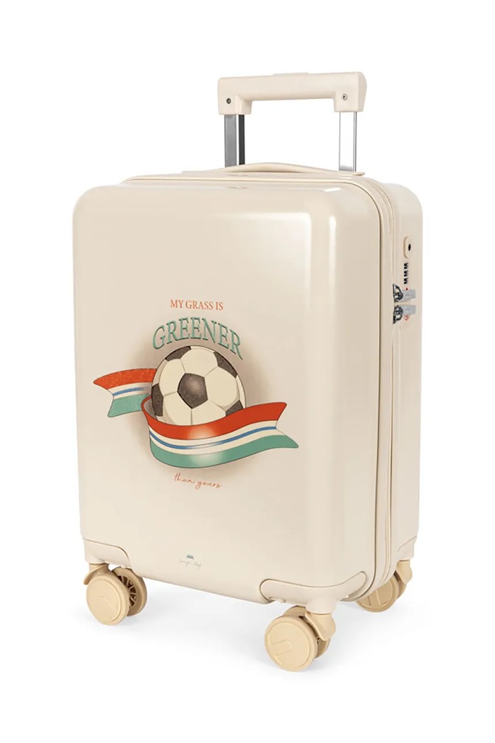 Konges Sløjd куфар за кабинен багаж TRAVEL SUITCASE изкуствен бежов KS103028