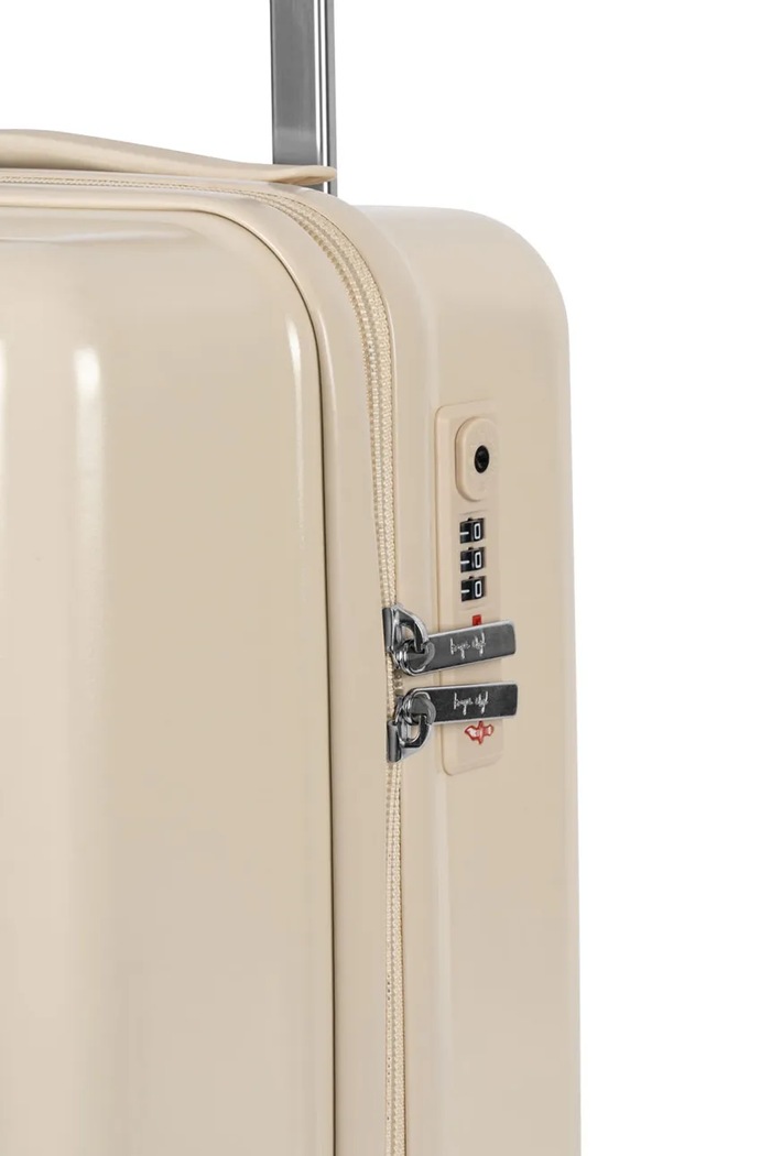 Момче Konges Sløjd куфар за кабинен багаж TRAVEL SUITCASE KS103028 бежов