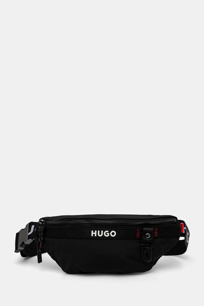Ledvinka HUGO hladký černá 50536023