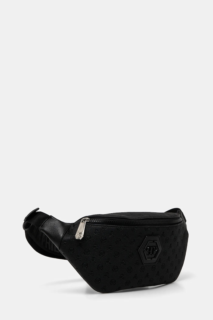 Philipp Plein övtáska SAEA.MBA1454.PTE120N fekete SS25