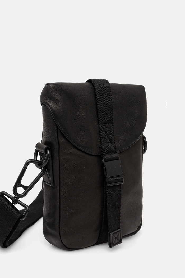 Doplnky Kožená taška AllSaints JUAN M145XB čierna