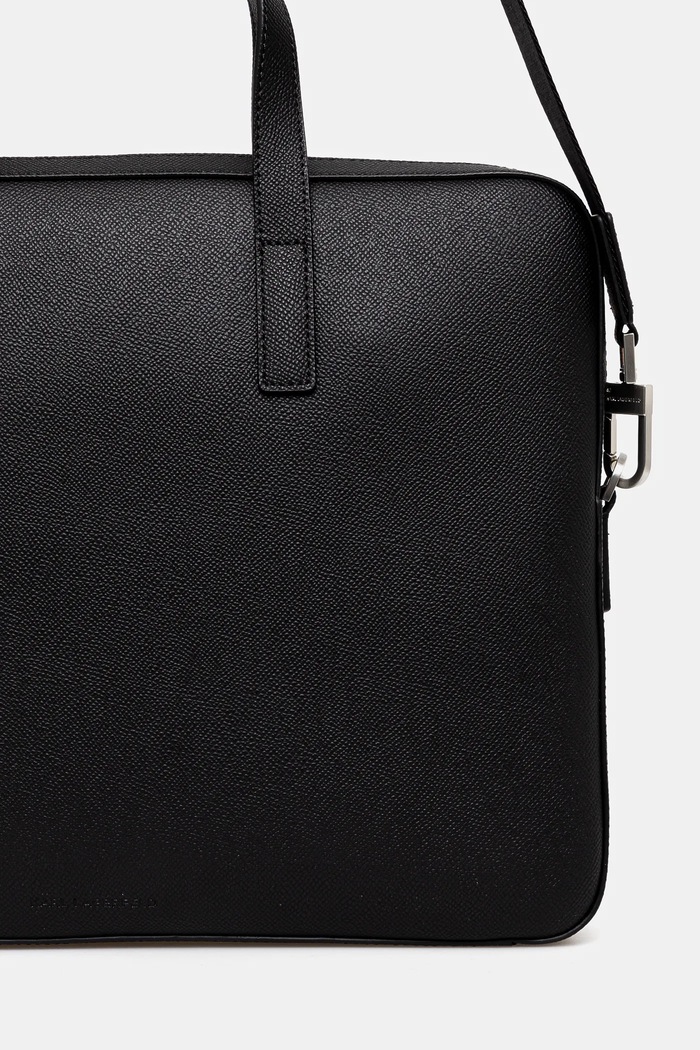 Кожена чанта Karl Lagerfeld K/MONOGRAM A1M30098 черен