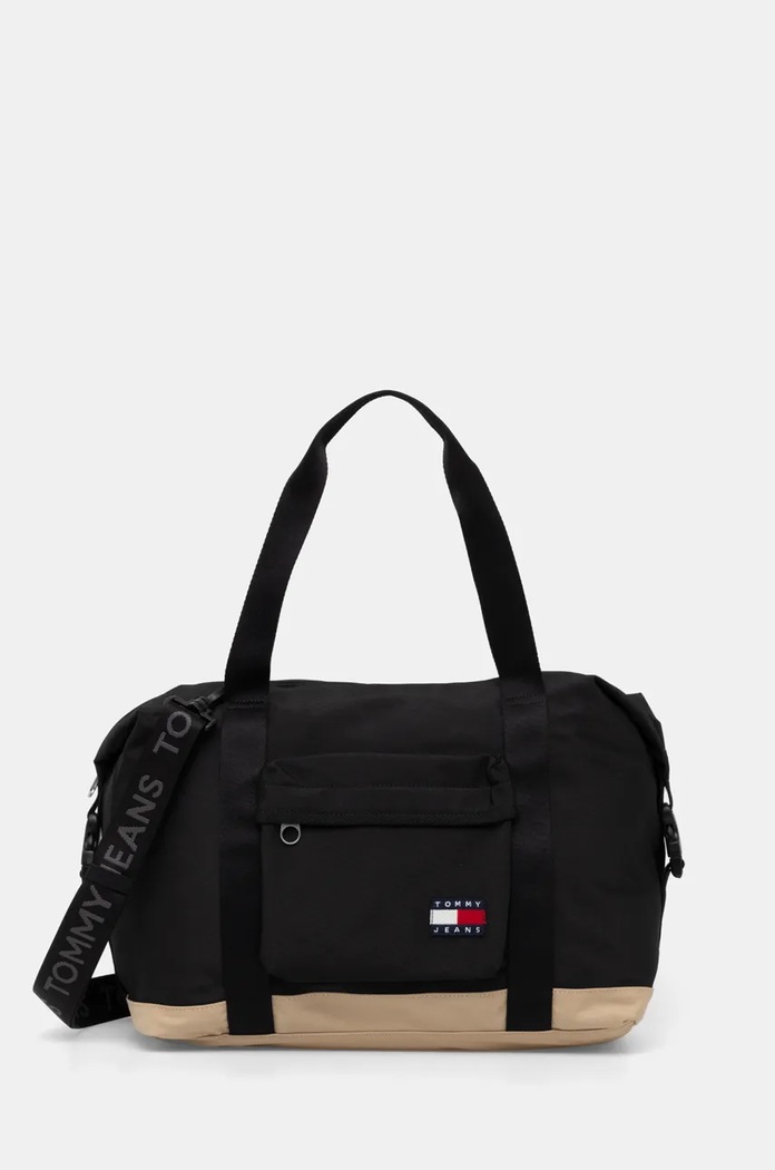 Tommy Jeans torba nie mieści A4 czarny AM0AM13322
