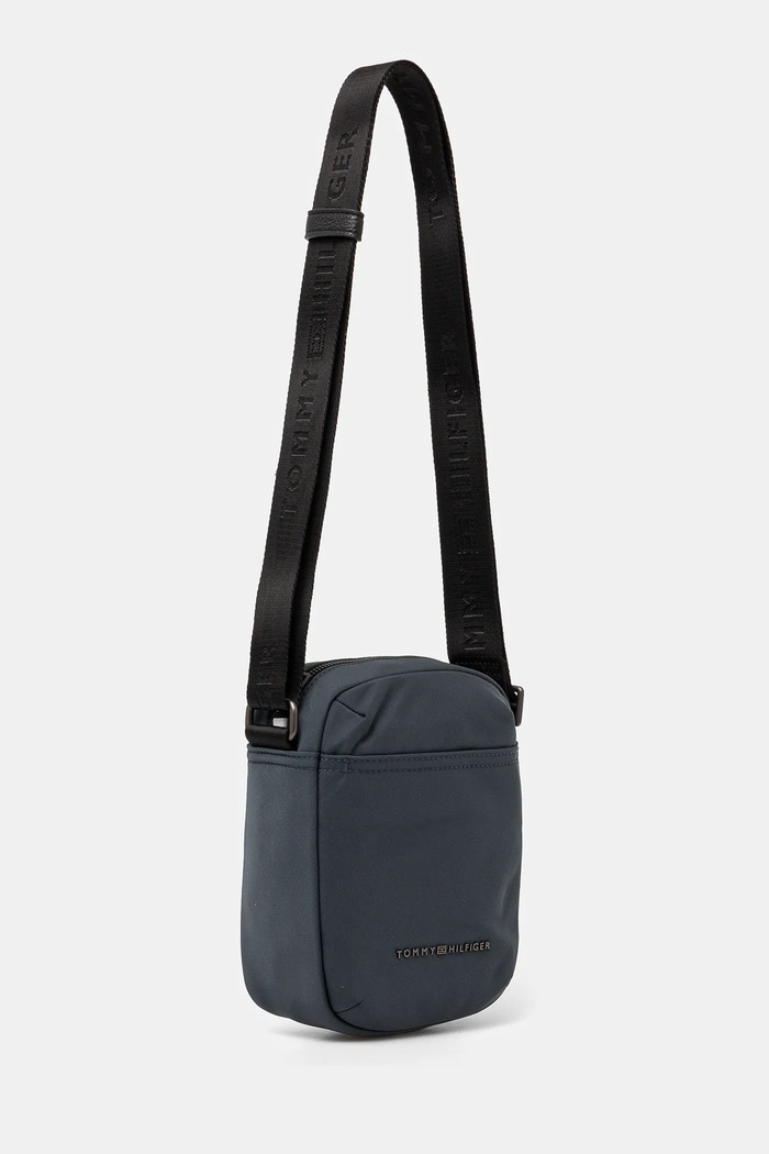Malá taška Tommy Hilfiger AM0AM13111 sivá SS25