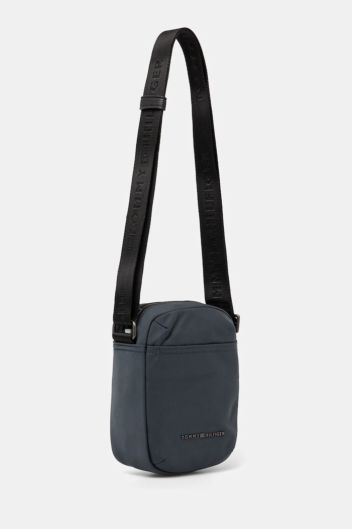 Malá taška Tommy Hilfiger AM0AM13111 sivá SS25