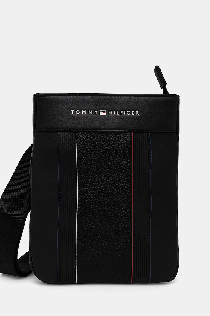 Ledvinka Tommy Hilfiger nevejde se A4 černá AM0AM13112
