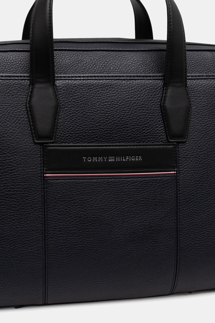 Τσάντα Tommy Hilfiger σκούρο μπλε AM0AM13095