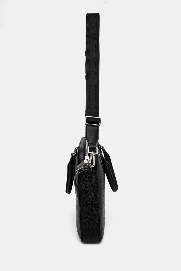 BOSS torba skórzana 50536146 czarny SS25