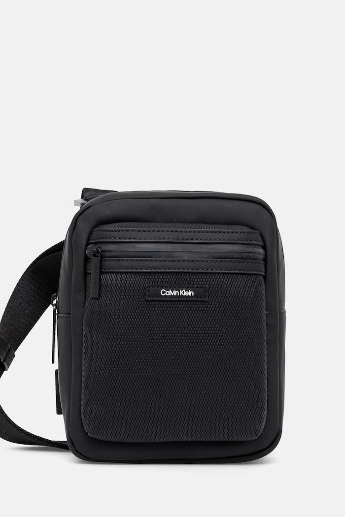 Torba Calvin Klein bez uzorka crna K50K512808