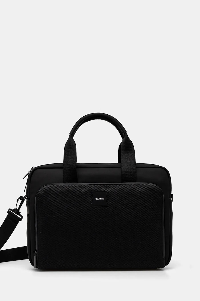Torba Calvin Klein bez uzorka crna K50K512724
