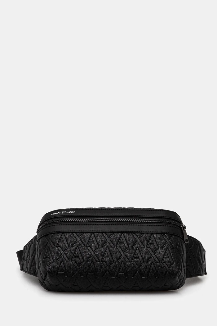 Ledvinka Armani Exchange jemný vzor černá XM000844.AF12133.NOS