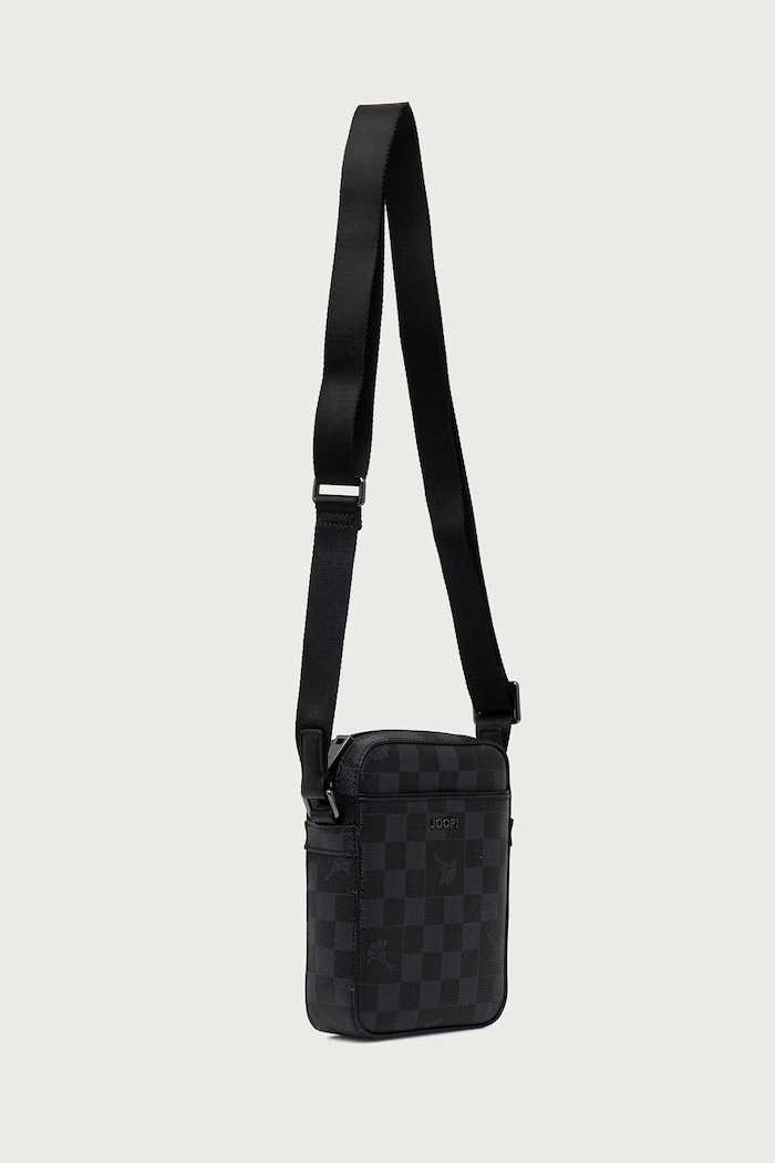 Joop! Saszetka męska z imitacji skóry Cortina Piazza Rafael 4140005738 czarny SS26