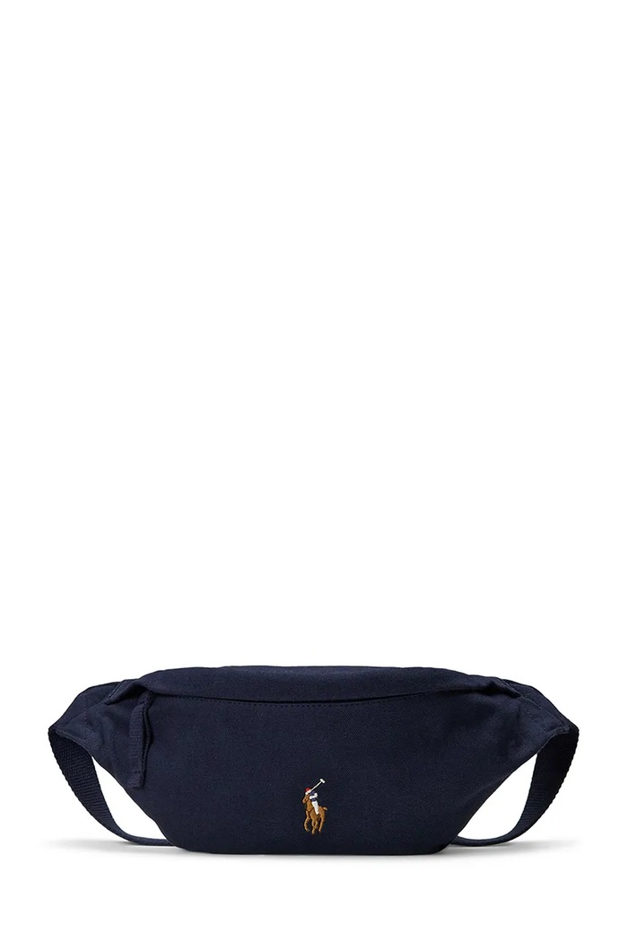 Сумка на пояс Polo Ralph Lauren гладкий темно-синій 405967605