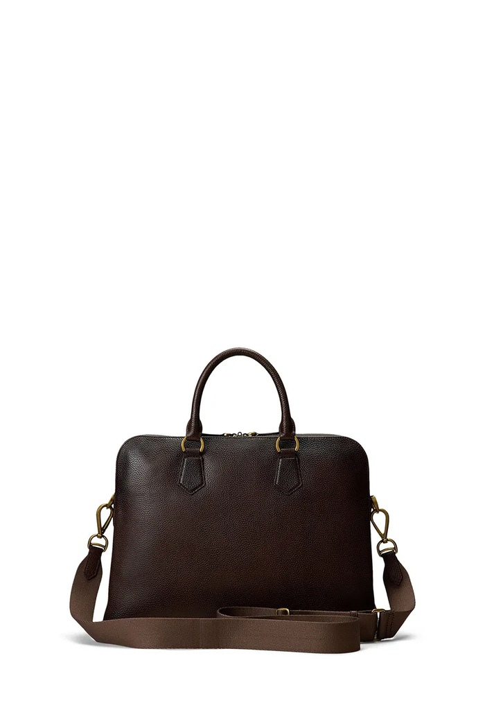 Polo Ralph Lauren Torba skórzana 405962458 brązowy SS26