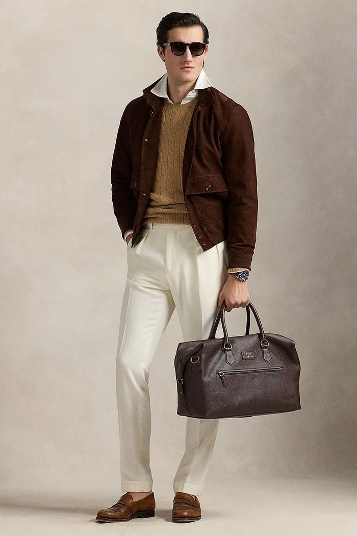 Δερμάτινη τσάντα Polo Ralph Lauren 36,8 x 29,2 x 18,4 cm 405962459