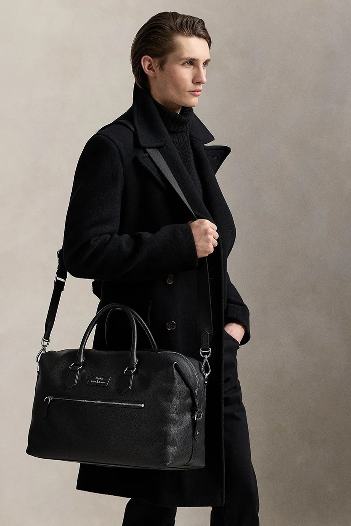 Polo Ralph Lauren borsa in pelle 36,8 x 29,2 x 18,4 cm 405962459