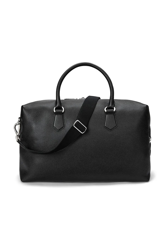 Polo Ralph Lauren borsa in pelle 36,8 x 29,2 x 18,4 cm 405962459 nero SS25