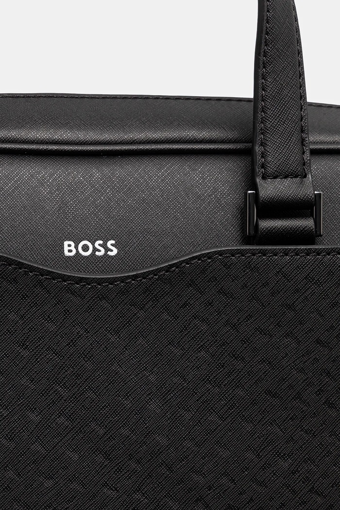 BOSS geantă de piele negru 50542235