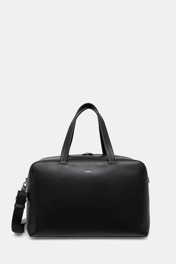 Calvin Klein torba skórzana skóra licowa czarny K50K512931