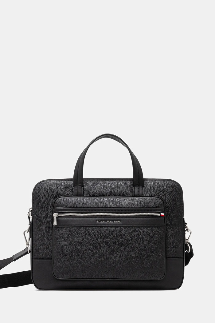 Tommy Hilfiger torba na laptopa mieści A4 czarny AM0AM13203