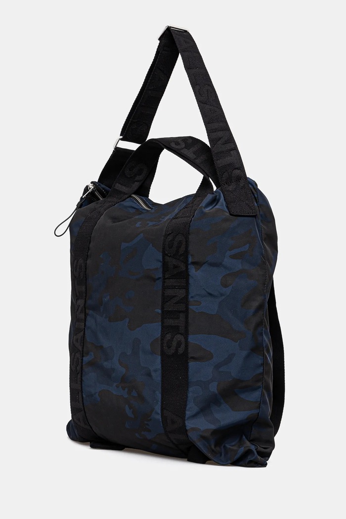 Taška AllSaints KEI 43 x 53 x 5 cm M005XC tmavomodrá SS25