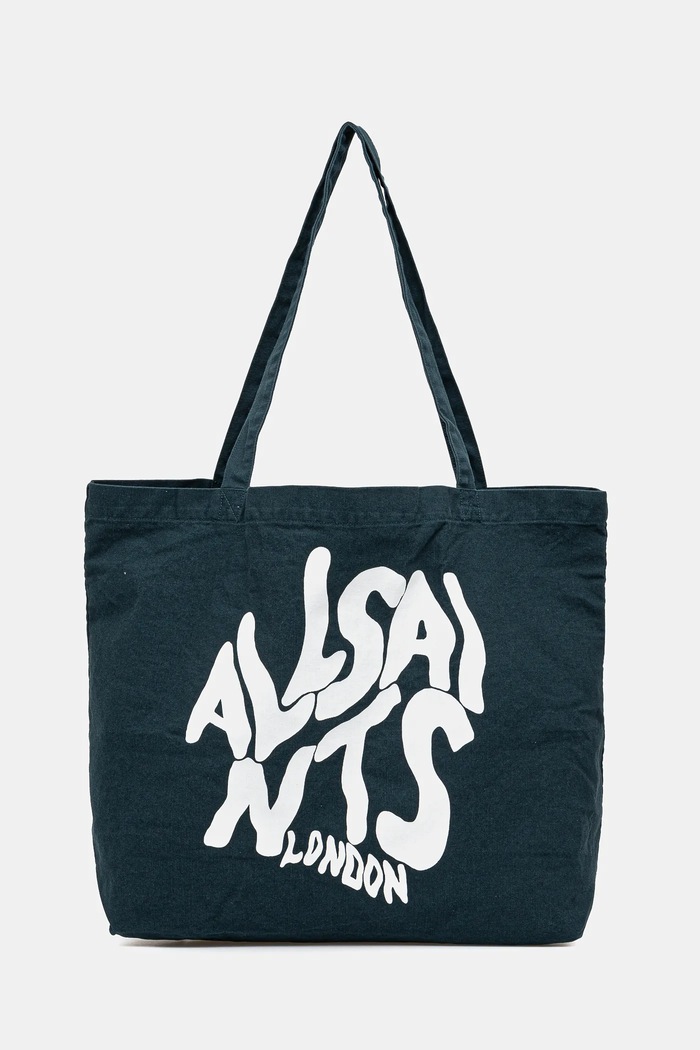 Bavlnená taška AllSaints ORLANDO37 x 36 x 11 cm potlač zelená M285XB