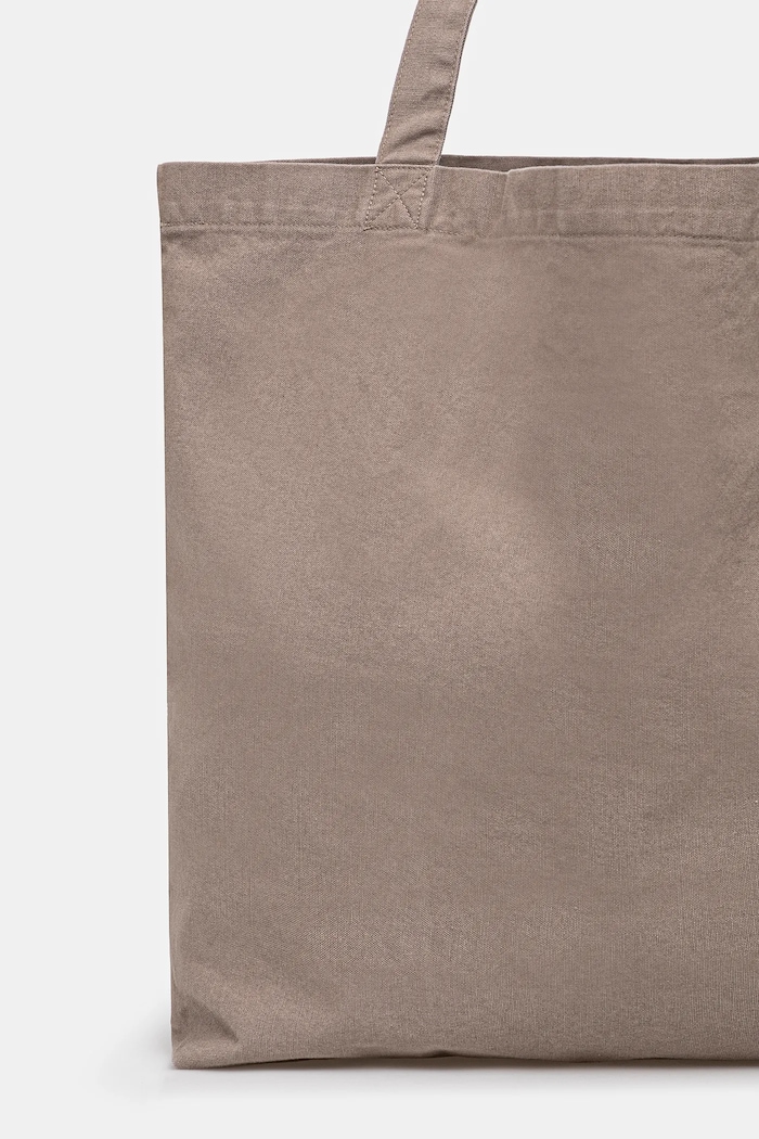 Accesorii AllSaints geantă de bumbac ORLANDO37 x 36 x 11 cm M285XB bej