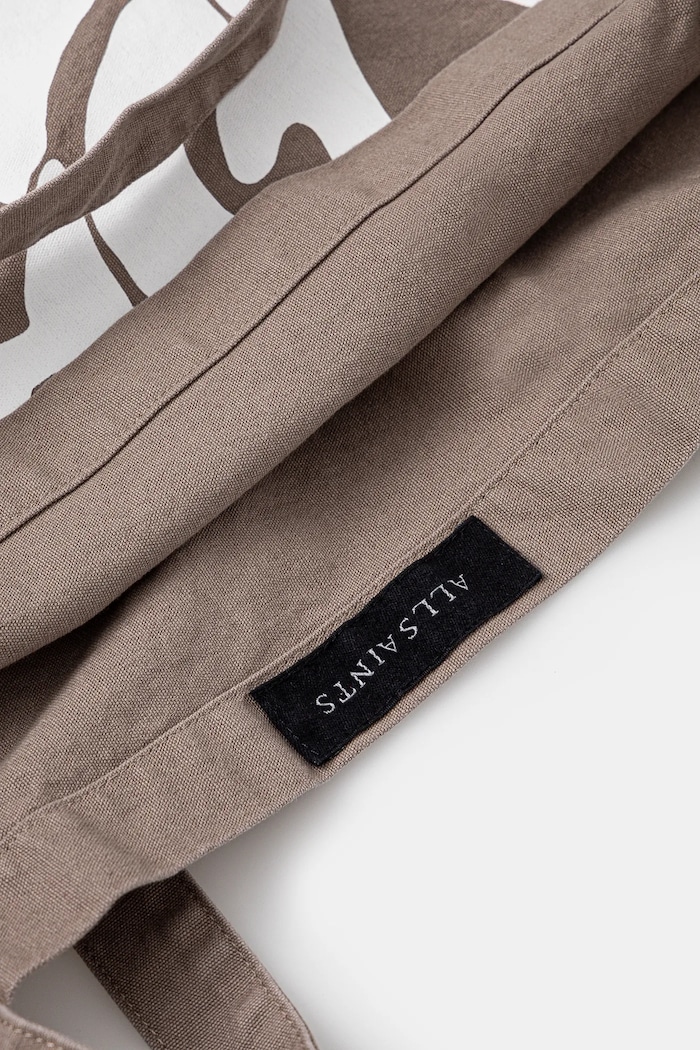 AllSaints geantă de bumbac ORLANDO37 x 36 x 11 cm M285XB bej