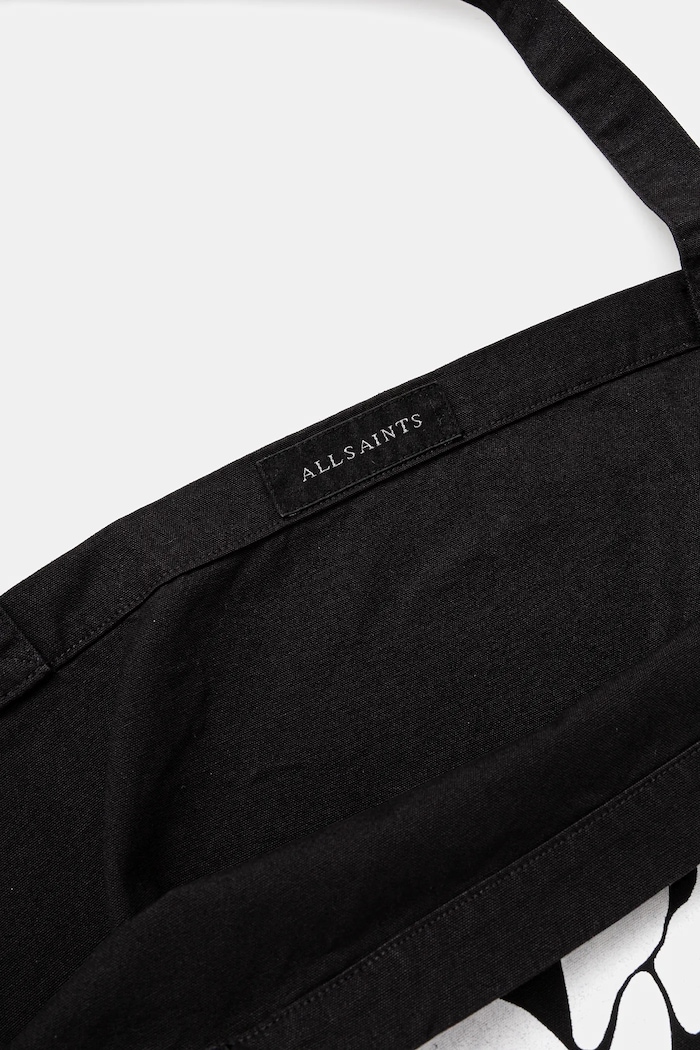 Бавовняна сумка AllSaints ORLANDO37 x 36 x 11 cm чорний M285XB