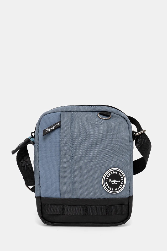 Malá taška Pepe Jeans KEENE CORE nášivka modrá PM030878