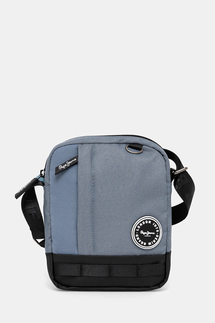 Malá taška Pepe Jeans KEENE CORE nášivka modrá PM030878