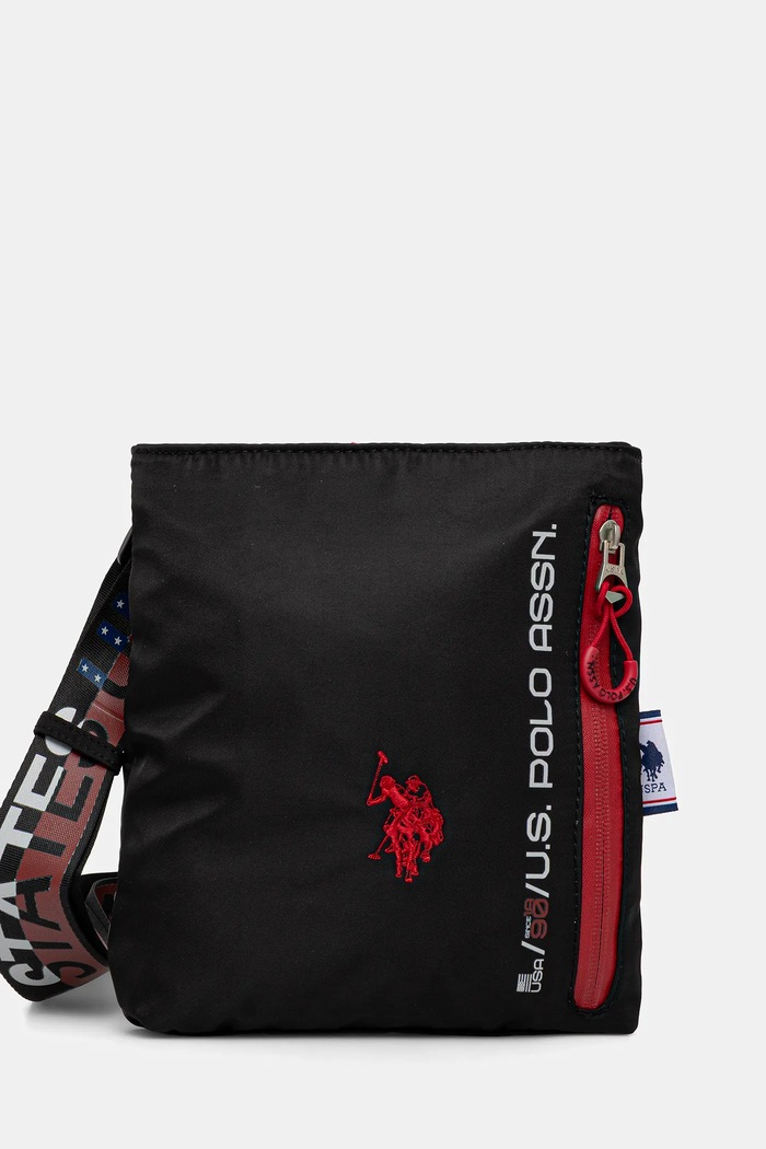 U.S. Polo Assn. saszetka Bozeman nie mieści A4 czarny BIUB65683MIA
