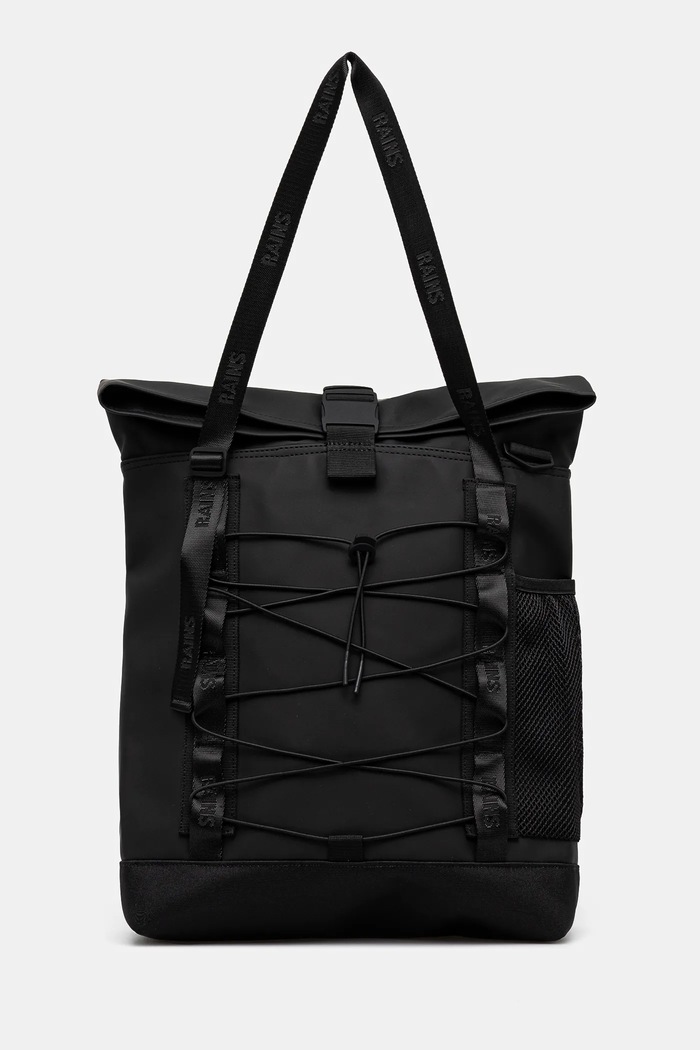 Taška Rains Trail Rolltop Tote Bag W3 hladký černá 13390.01