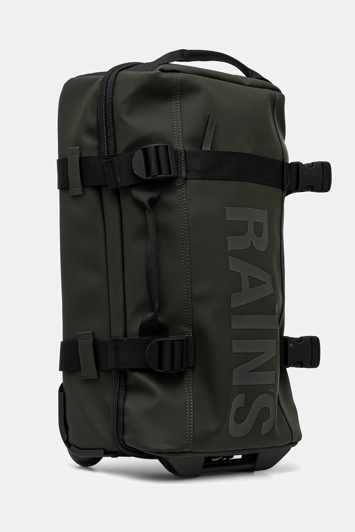 Rains walizka Texel Cabin Bag W3 52x32x20 cm 13460.03 zielony SS25