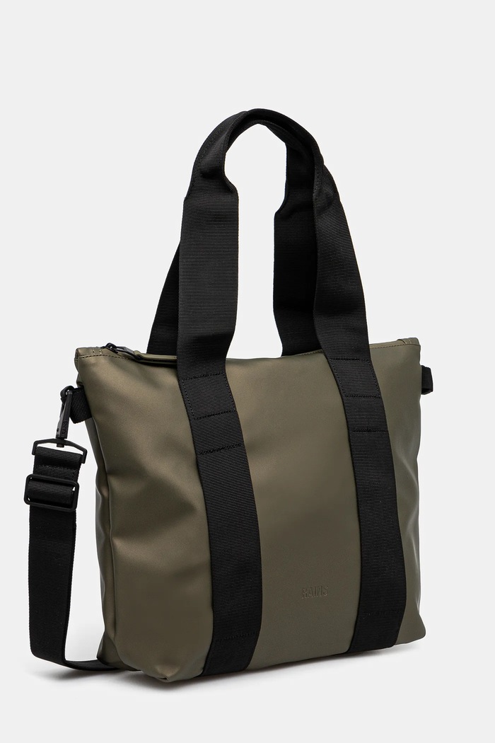 Rains tote bag Bag Micro W3 14180.105 verde SS25