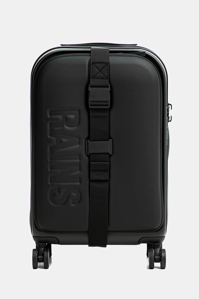 Чемодан Rains Texel Cabin Trolley W3 49-55x34x23 см синтетический чёрный 14190.01