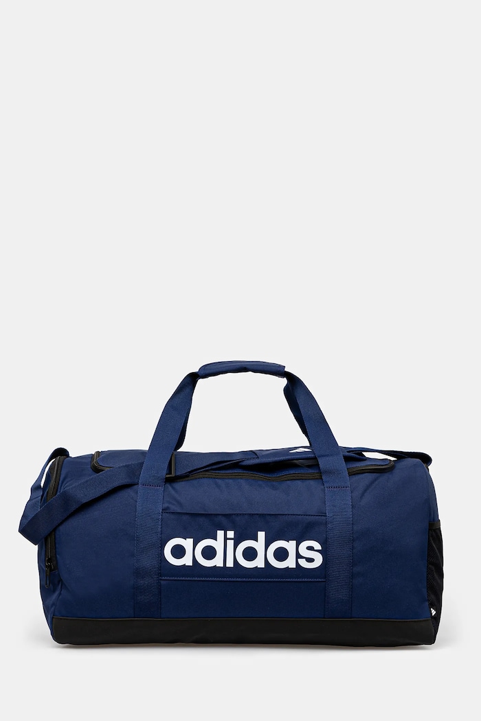 Torba adidas Linear Duffel premalo za format A4 mornarsko plava IN6116