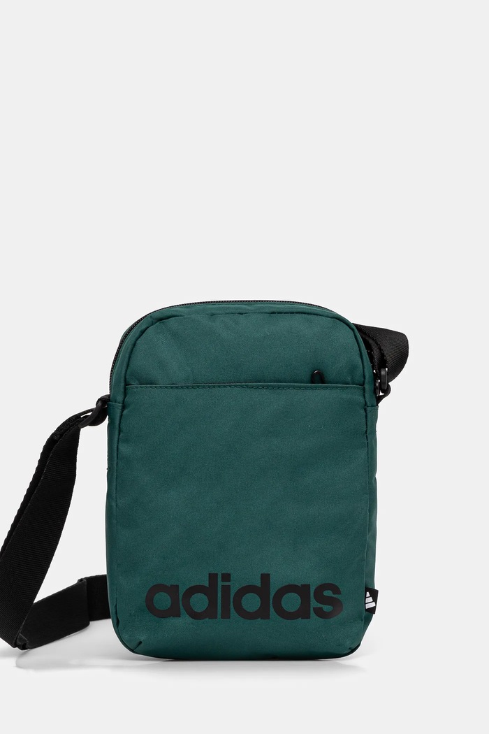 Ledvinka adidas LINEAR ORG přírodní kůže zelená IN6129