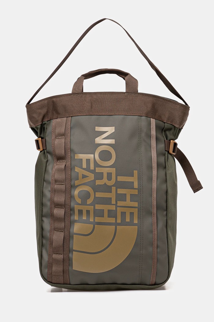 Ruksak The North Face Base Camp Tote Pack potlač zelená NF0A8BK7B7I1