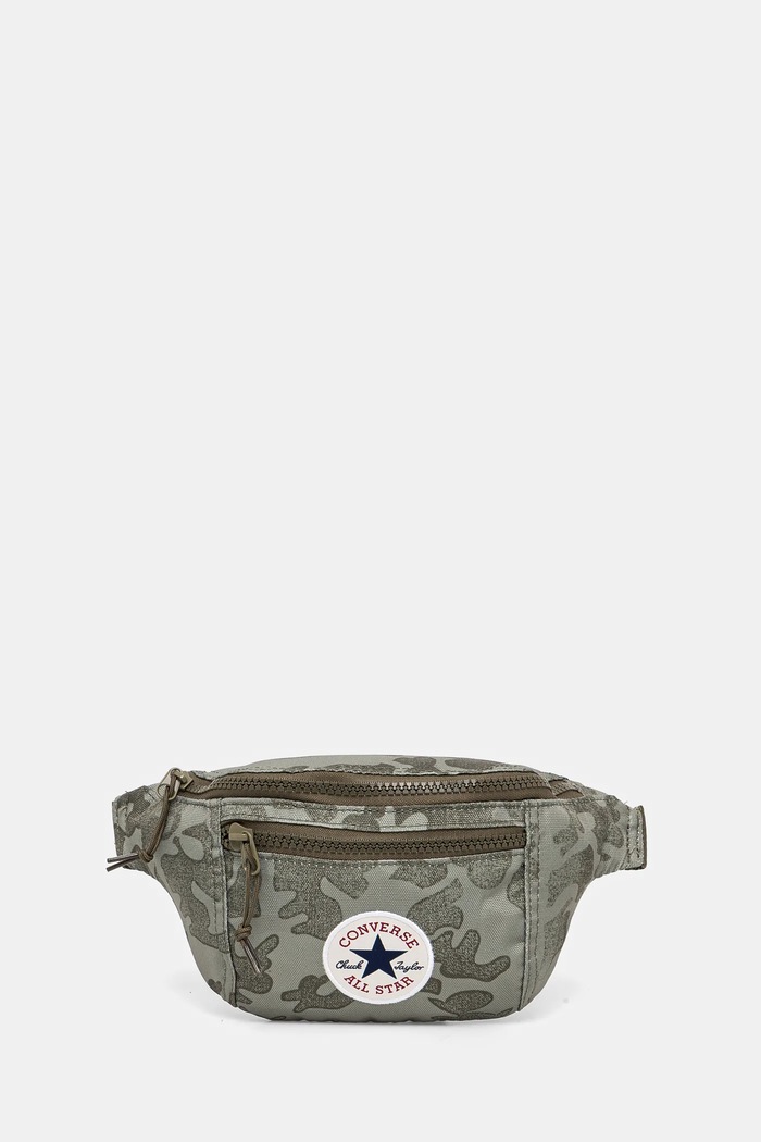 Torbica za okoli pasu Converse Našitek zelena 10027982.A01