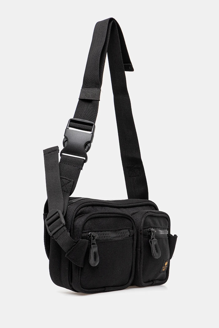 Сумка Alpha Industries Label Waist Bag 156943 чёрный SS26