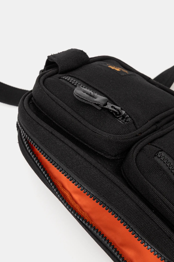 Сумка Alpha Industries Label Waist Bag чёрный 156943