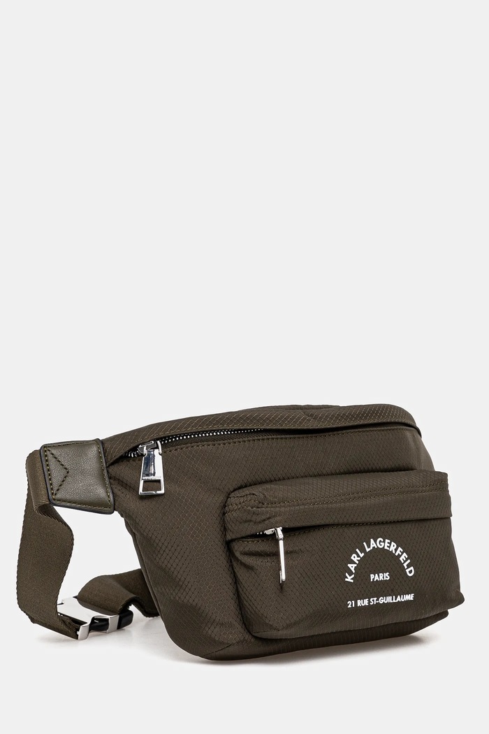 Torba oko struka Karl Lagerfeld A2M30220 zelena SS25