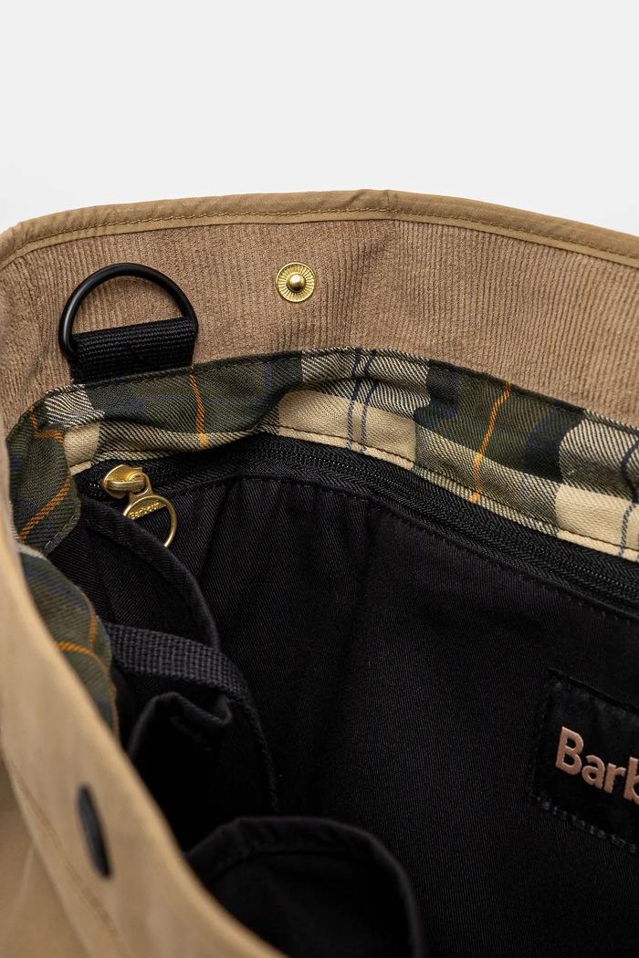 Rucsac din bumbac Barbour Transport 3 Way Tote/Backpack Bag Barbour verde UBA0740