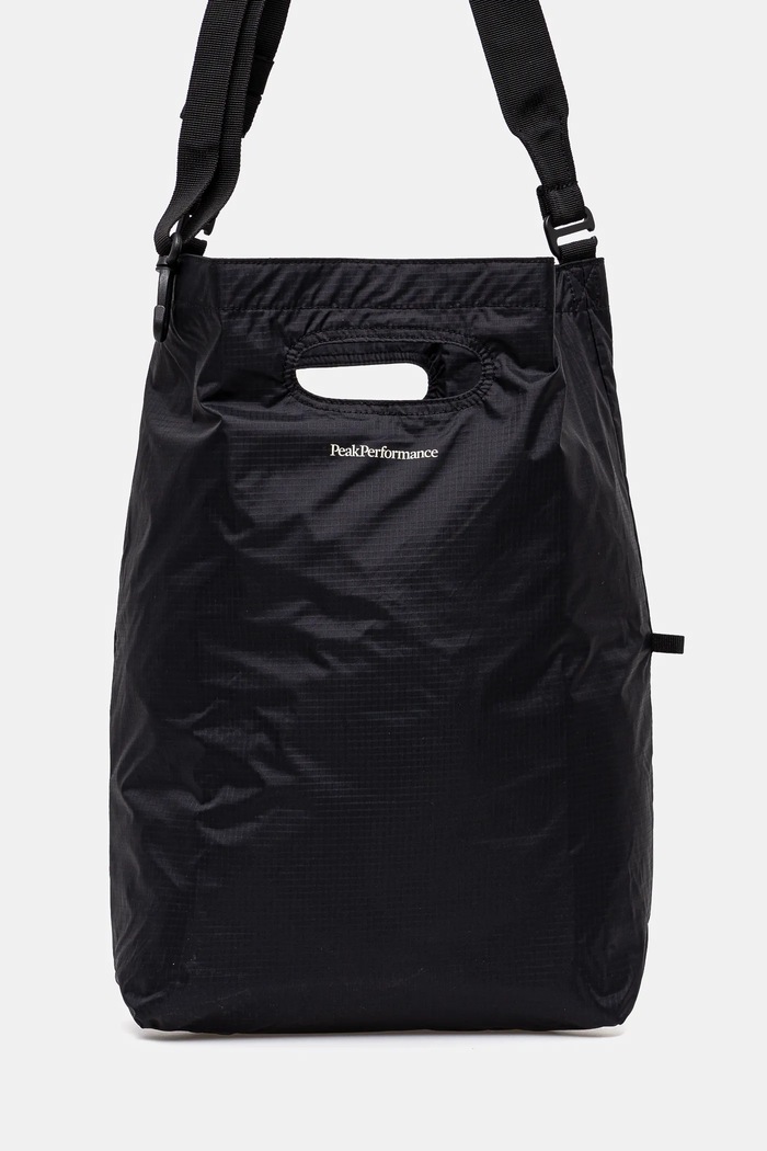 Obojstranná taška Peak Performance potlač čierna G80053
