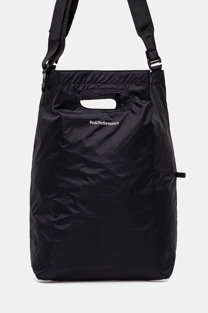 Obojstranná taška Peak Performance potlač čierna G80053
