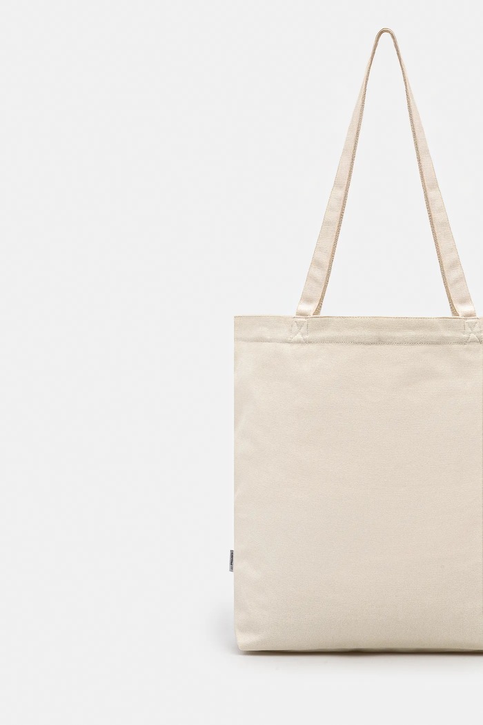 Αξεσουάρ Βαμβακερή τσάντα Carhartt WIP Canvas Graphic Tote 32 x 36 x 14 cm I033975.2VXXX μπεζ