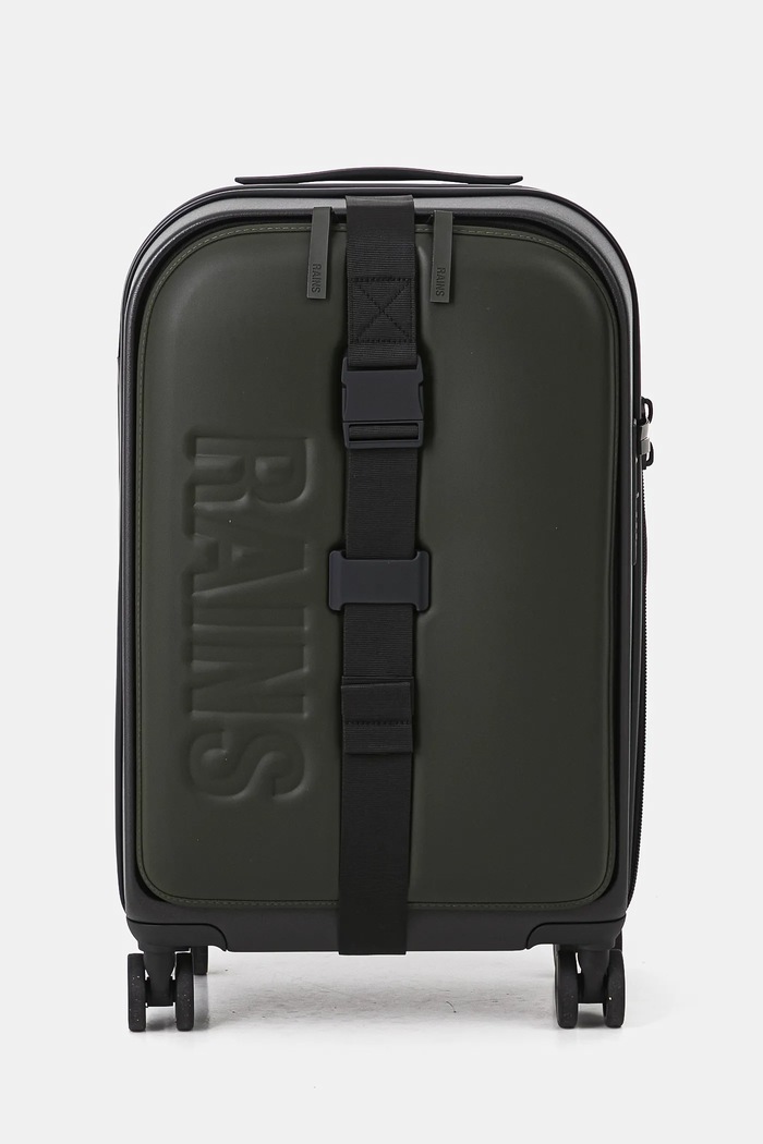 Kufr Rains Texel Cabin Trolley W3 hladký zelená 14190.03