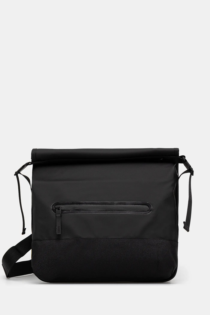 Taška Rains Trail Rolltop Messenger Bag W3 jednofarebný čierna 14490.01
