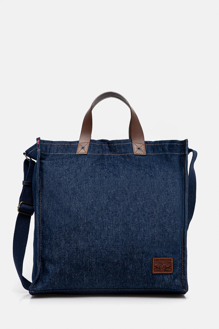 Jeans torba Levi's Tekstil mornarsko modra 002GX.0001